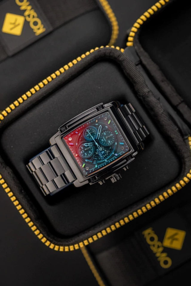 Reloj Kosmo K4448 – Cronógrafo Multifunción Cuadrado