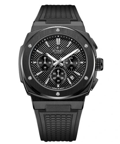 Reloj Kosmo 636-7-2 Cronógrafo Colección Zafiro Full Black