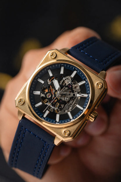 RELOJ KOSMO KT26 | Automático Skeleton Diseño Cuadrado