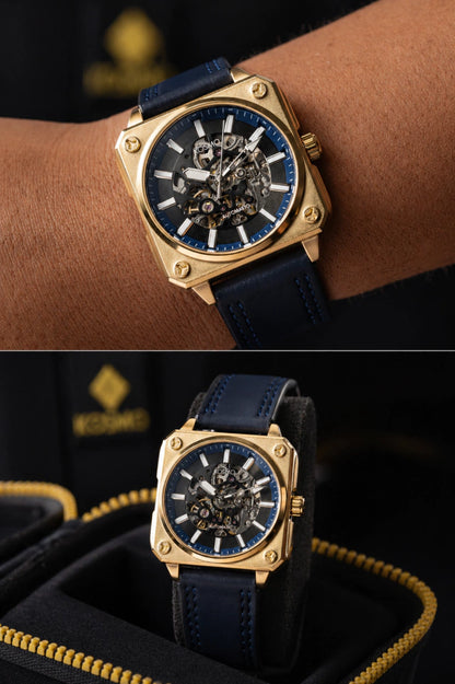 RELOJ KOSMO KT26 | Automático Skeleton Diseño Cuadrado