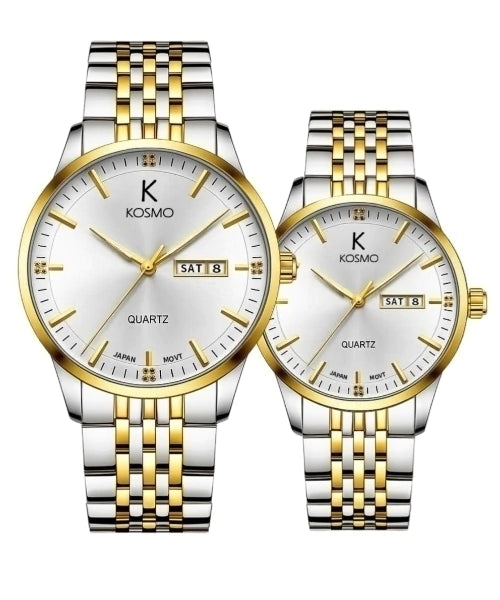 RELOJ KOSMO K884S PAREJAS MOVT JAPONES