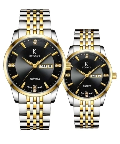 RELOJ KOSMO K884S PAREJAS MOVT JAPONES