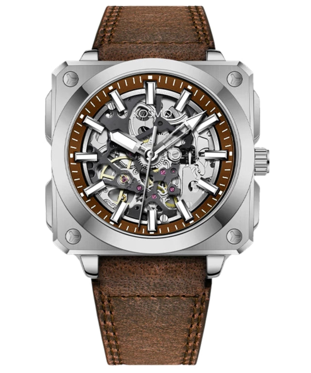 RELOJ KOSMO KT26 | Automático Skeleton Diseño Cuadrado