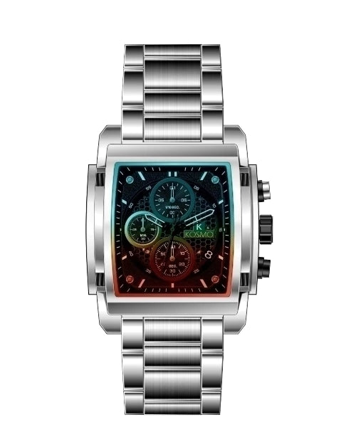 Reloj Kosmo K4448 – Cronógrafo Multifunción Cuadrado