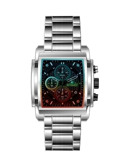 Reloj Kosmo K4448 – Cronógrafo Multifunción Cuadrado
