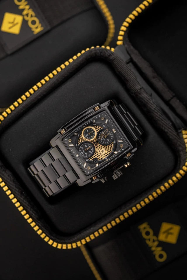 Reloj Kosmo K4448 – Cronógrafo Multifunción Cuadrado