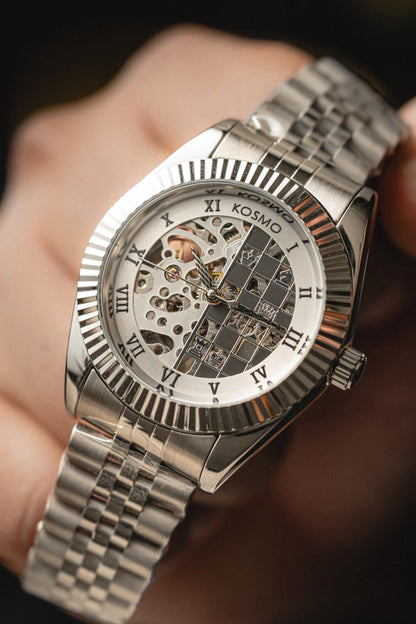 RELOJ KOSMO K629E Automático | Dial Ajedrez Skeleton