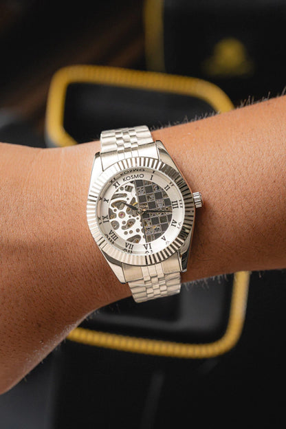 RELOJ KOSMO K629E Automático | Dial Ajedrez Skeleton