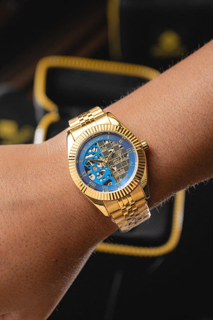 RELOJ KOSMO K629E Automático | Dial Ajedrez Skeleton