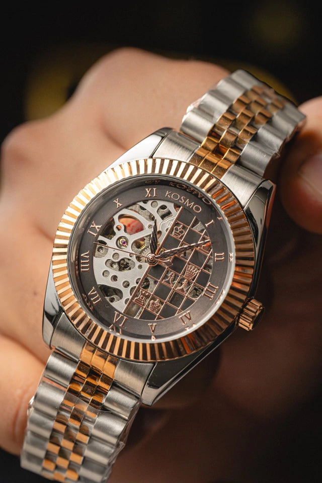 RELOJ KOSMO K629E Automático | Dial Ajedrez Skeleton