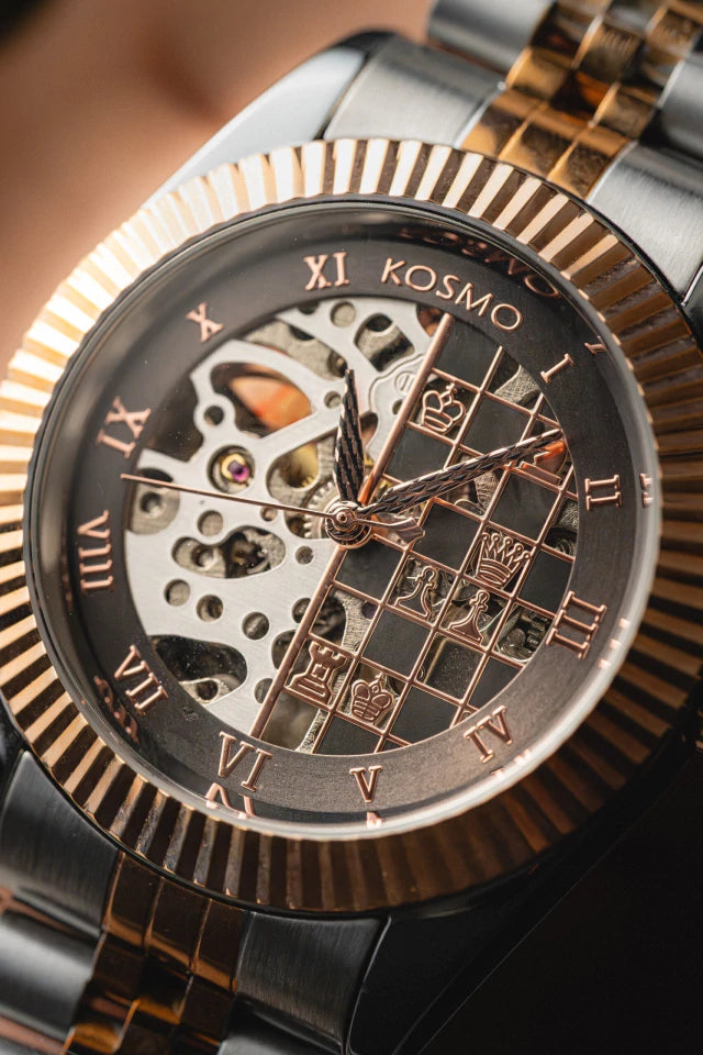 RELOJ KOSMO K629E Automático | Dial Ajedrez Skeleton