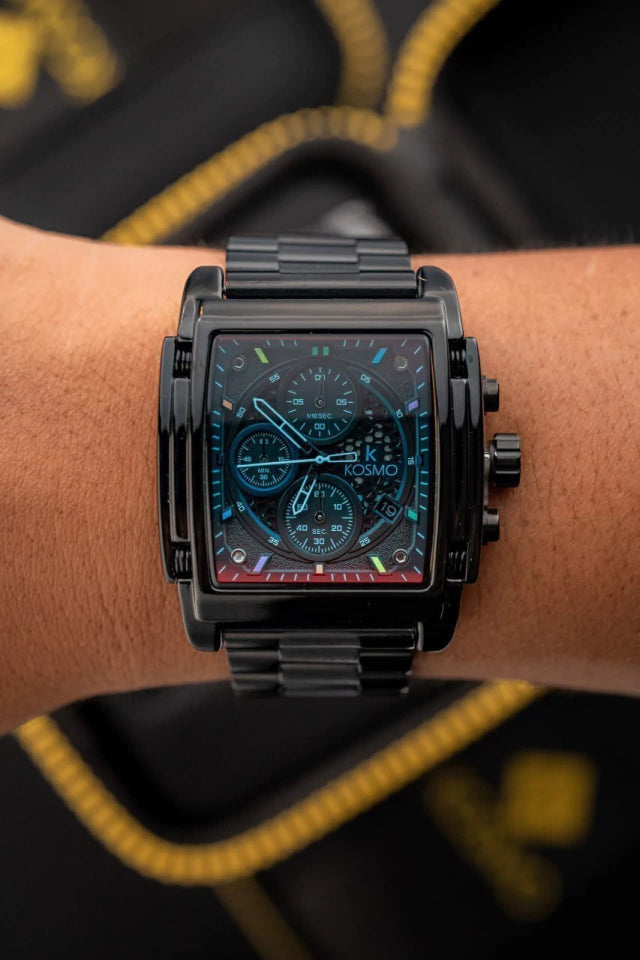 Reloj Kosmo K4448 – Cronógrafo Multifunción Cuadrado