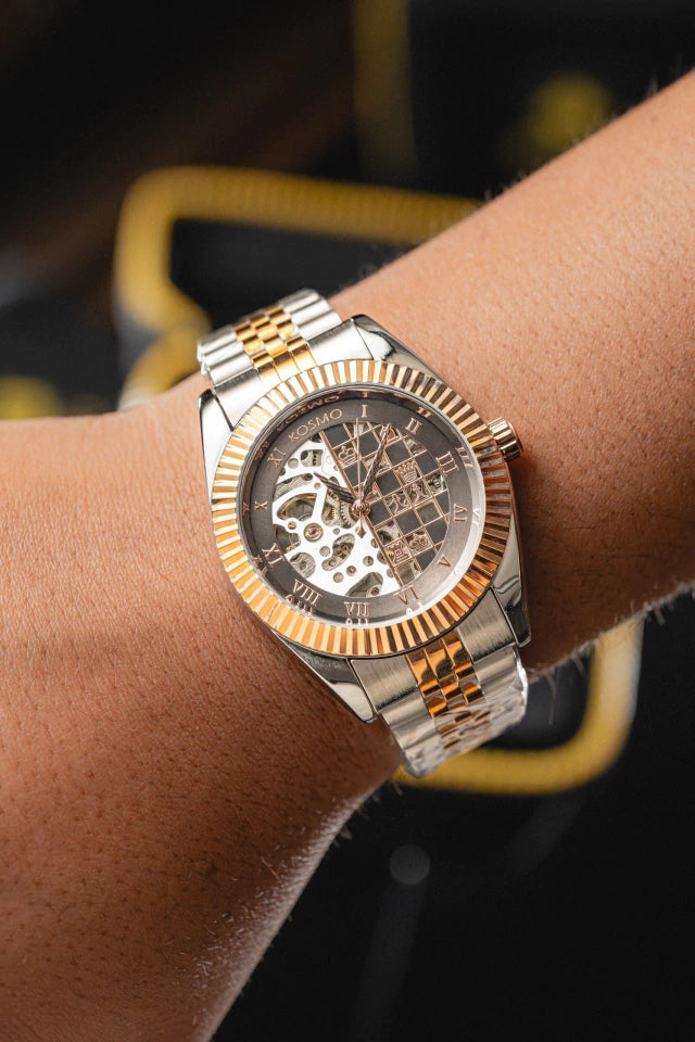 RELOJ KOSMO K629E Automático | Dial Ajedrez Skeleton