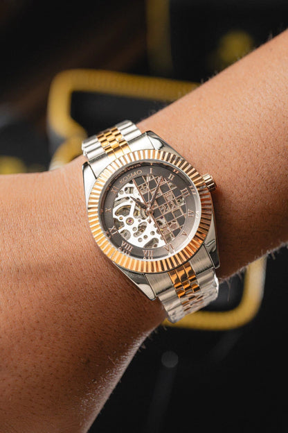 RELOJ KOSMO K629E Automático | Dial Ajedrez Skeleton
