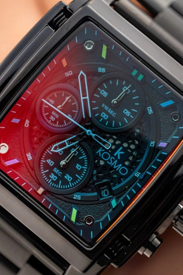 Reloj Kosmo K4448 – Cronógrafo Multifunción Cuadrado
