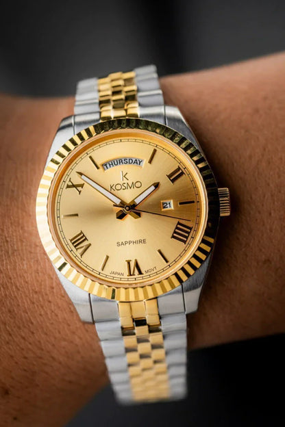 Reloj Kosmo 583s-7 – Bicolor Acero y Oro