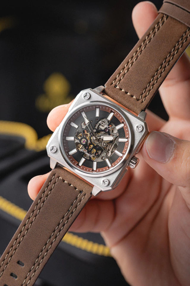 RELOJ KOSMO KT26 | Automático Skeleton Diseño Cuadrado