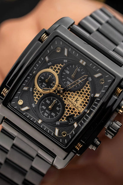 Reloj Kosmo K4448 – Cronógrafo Multifunción Cuadrado