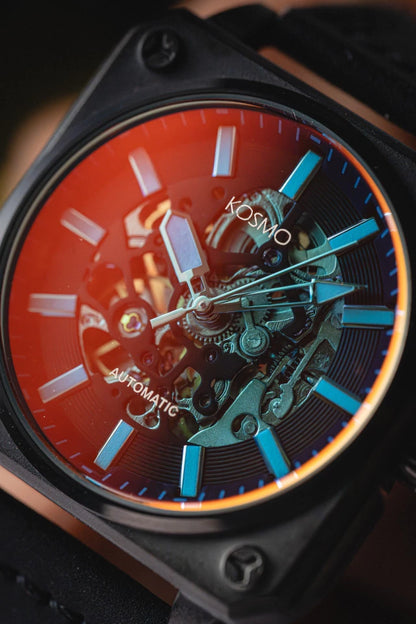 RELOJ KOSMO KT26 | Automático Skeleton Diseño Cuadrado