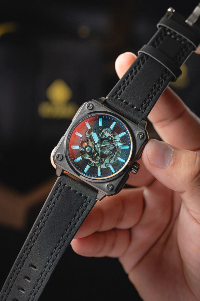 RELOJ KOSMO KT26 | Automático Skeleton Diseño Cuadrado