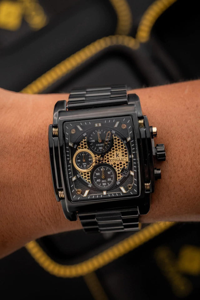 Reloj Kosmo K4448 – Cronógrafo Multifunción Cuadrado